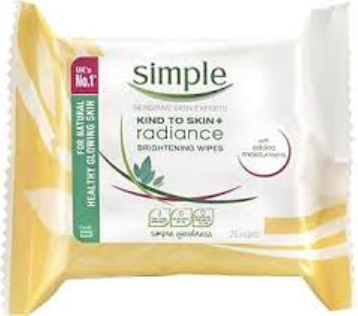 SIMPLE RADIANCE BRIGHTENING C.WIPES 25s